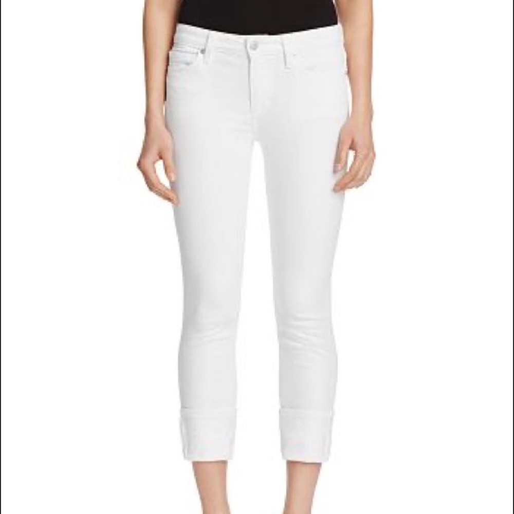 White Size 6 Joe’s Jeans Skinny Jean Cuffed